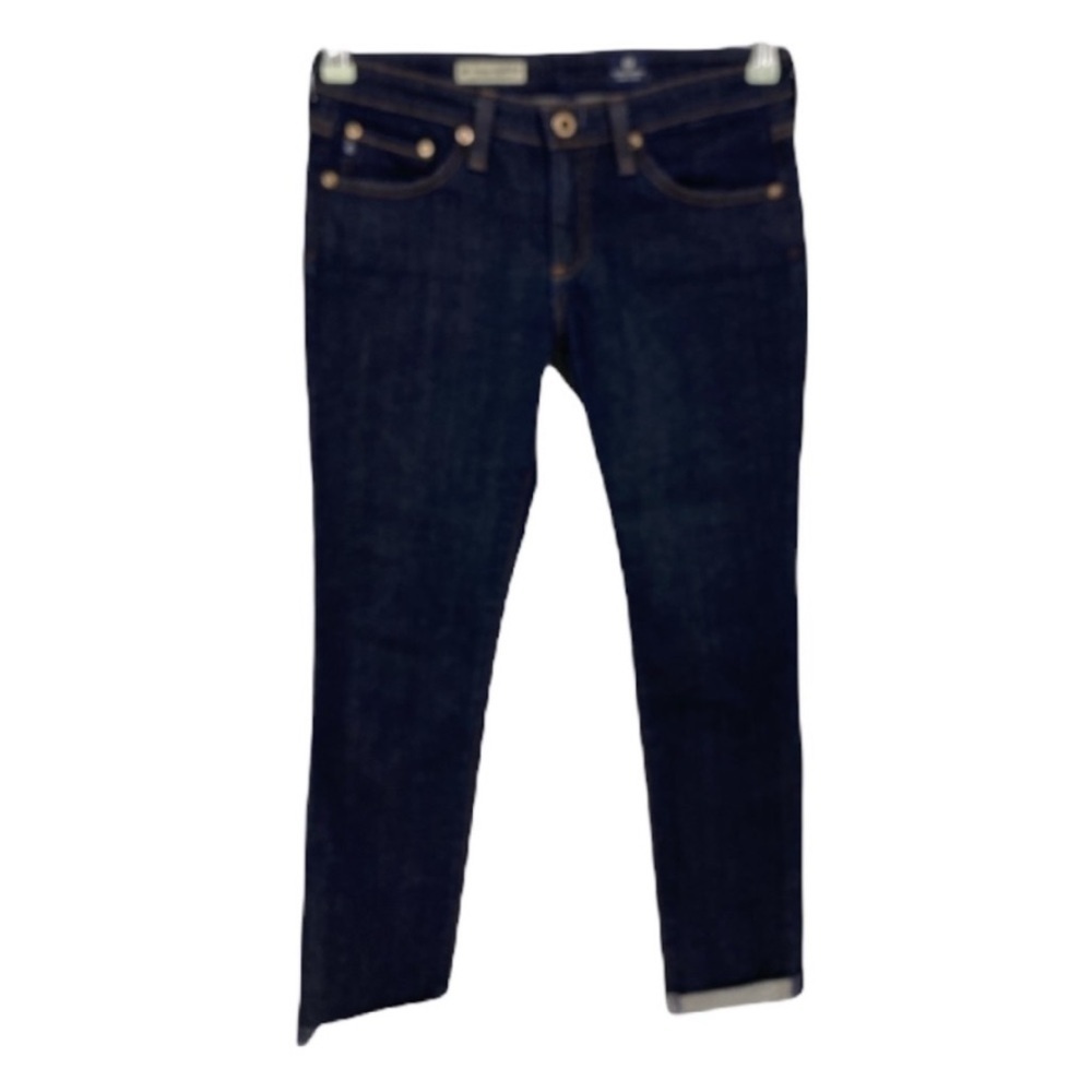 AG  The Stevie Roll Up Slim Straight Roll Up jean